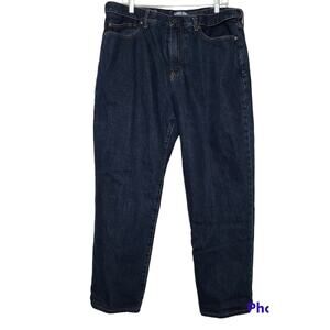 Land's End Insulated Jeans High Rise Flannel Lining Women's 38 x 29